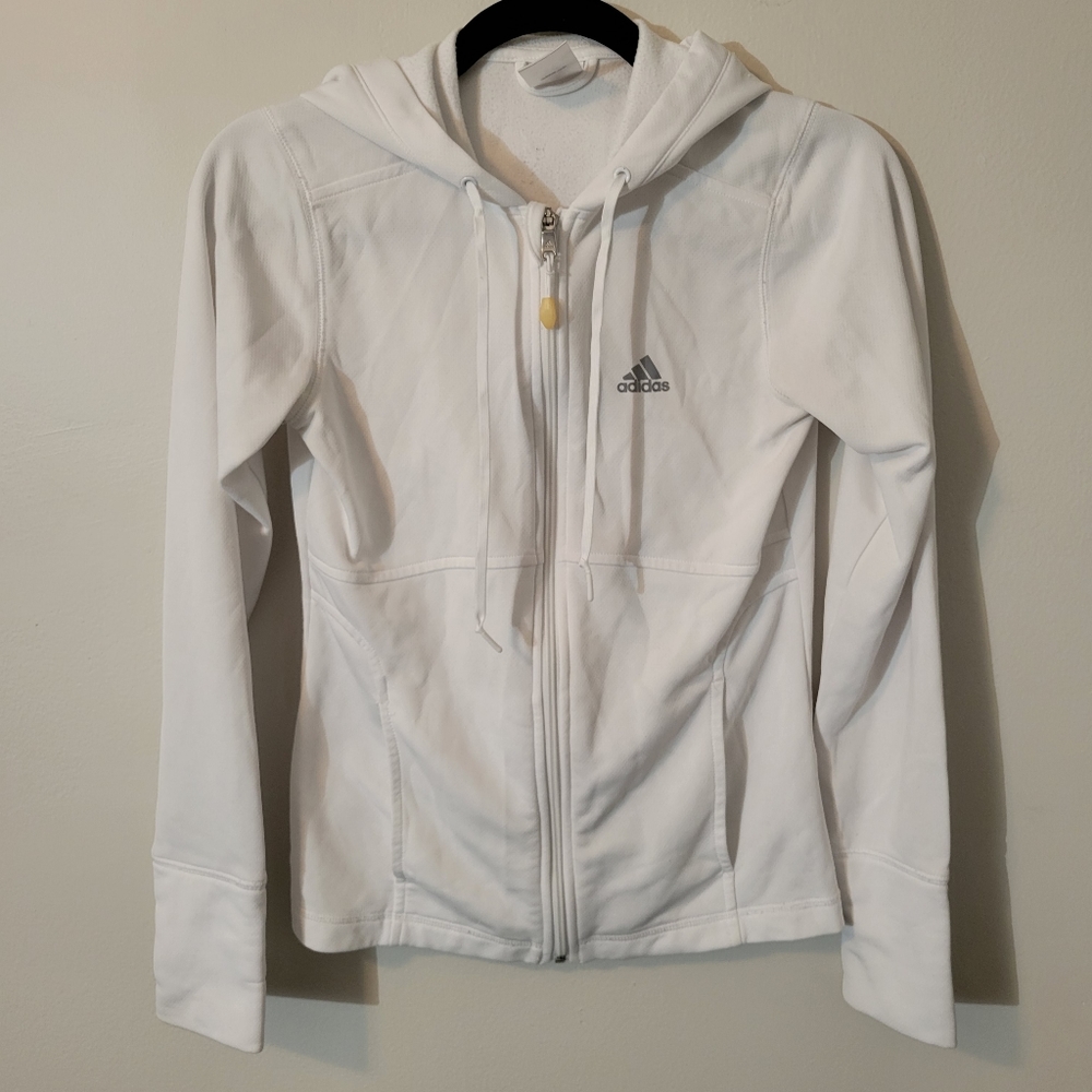Adidas full zip women's hoodie,  S, EUC